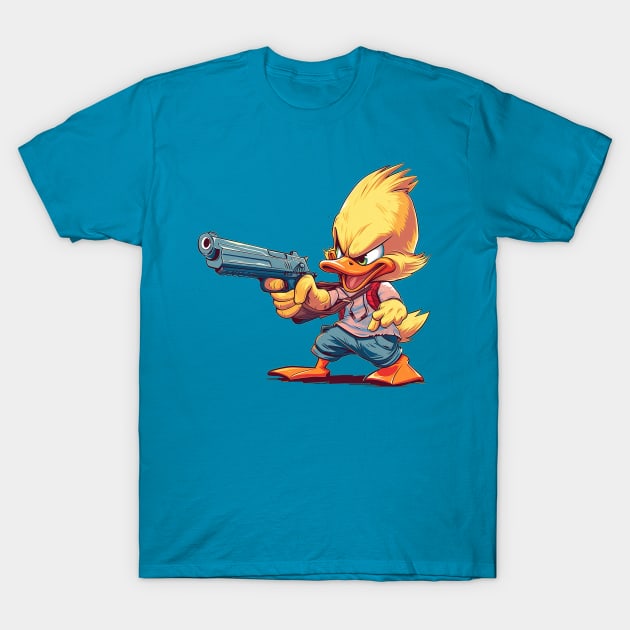 shooting duck T-Shirt by Stephanie Francoeur Art